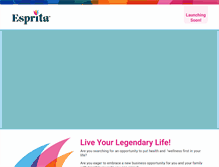 Tablet Screenshot of esprita.com